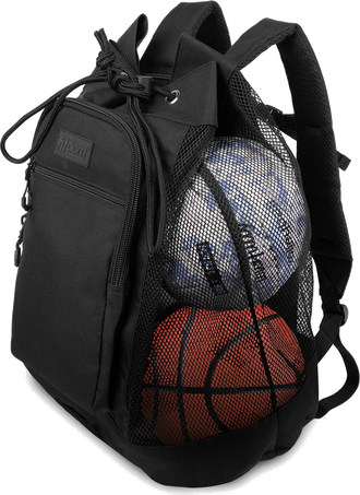 Mesh ball backpack